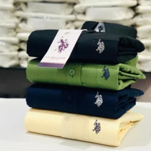 U.S Men's Plain Shirt Combo - Pack of 4 | Premium Cotton | Casual & Formal Wear