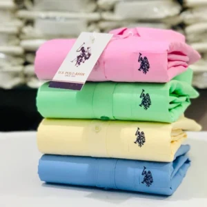 U.S Men's Plain Shirt Combo - Pack of 4 | Premium Cotton | Casual & Formal Wear