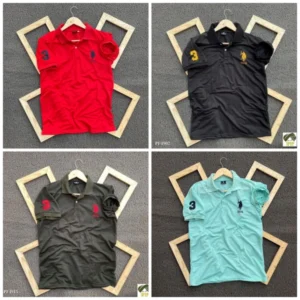 Polo Men's Plain T- Shirt Combo - Pack of 4 | Premium Cotton | Casual Wea