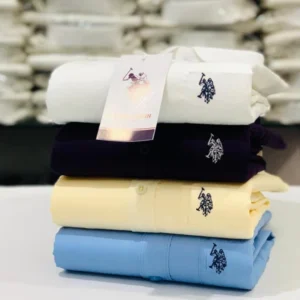 U.S Men's Plain Shirt Combo - Pack of 4 | Premium Cotton | Casual & Formal Wear