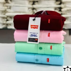 Levies Men's Plain Shirt Combo - Pack of 4 | Premium Cotton | Casual & Formal Wear