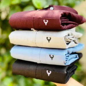 Allen Solly Plain Shirts Combo  (Pack of 4)