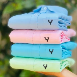 Allen Solly Plain Shirts Combo  (Pack of 4)