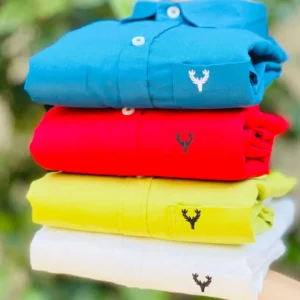 Allen Solly Plain Shirts Combo (Pack of 4)