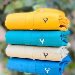 Allen Solly Plain Shirts Combo (Pack of 4)