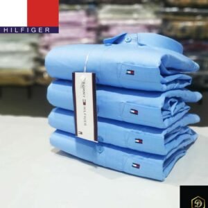 Tommy Men's Plain Shirt Combo - Pack of 4 | Premium Cotton | Casual & Formal Wear