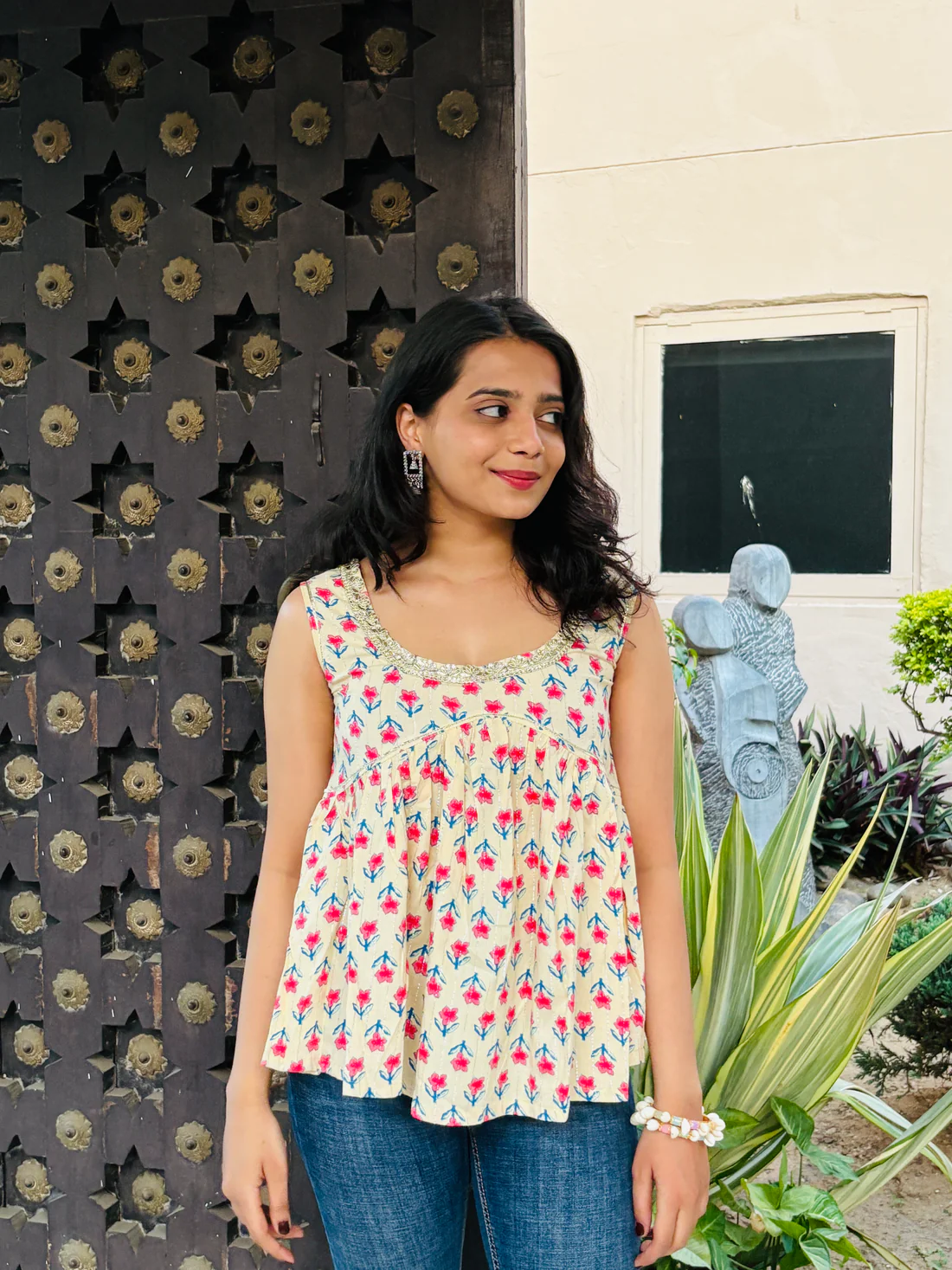 Jasmine Peplum Kurti - Image 2