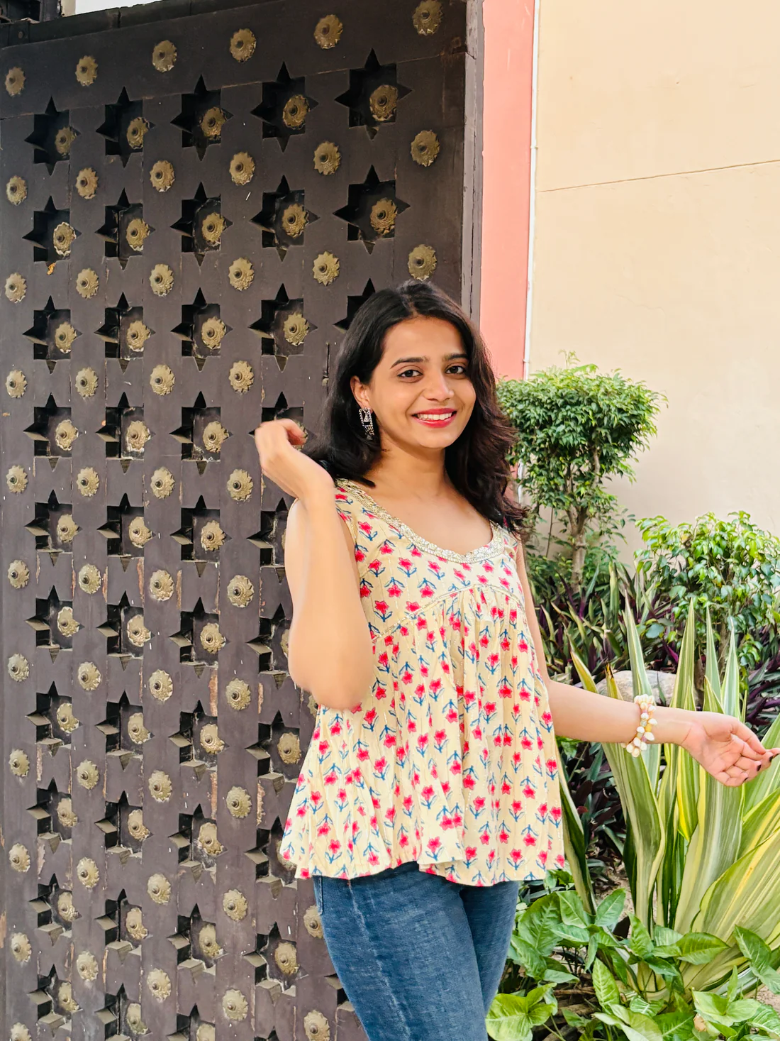 Jasmine Peplum Kurti