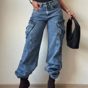 All Out Flare Cargo Unisex Jeans