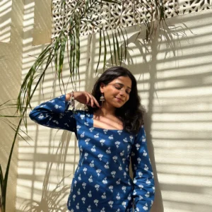 The Zeenat Kurti (Royal Blue Edition)