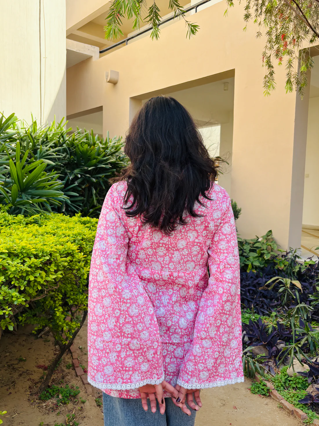 Roohani Kurti ( Soft Print Handblock ) - Image 4