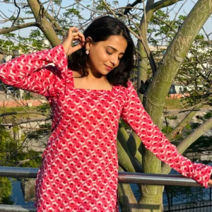 The Madhubala Kurti (Blush Pink Edition)